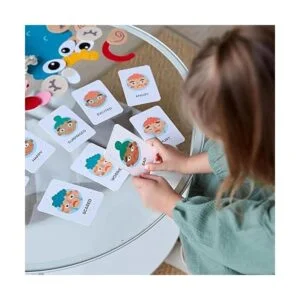 Juego social emocional para niños Haz caras y describe_5
