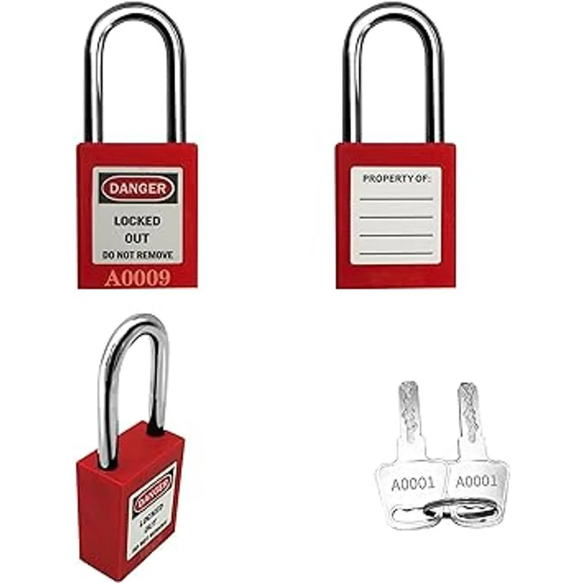 SAFBY 7 cerraduras de bloqueo diferentes con llave con 10_5