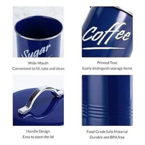 Hillbond Juego de 4 recipientes de almacenamiento de_3