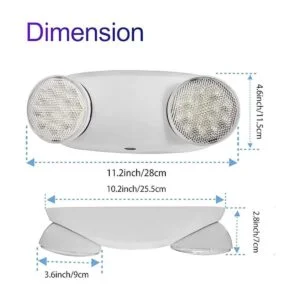 CM MZY Luces de emergencia con batería de respaldo luz de_3