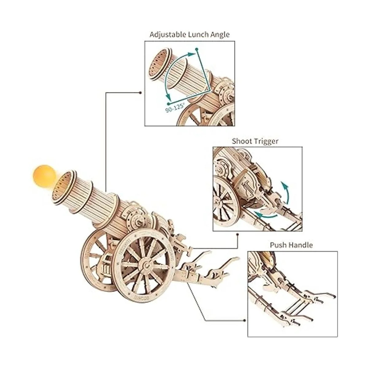 ROKR Rompecabezas de madera 3D para construcción de_3