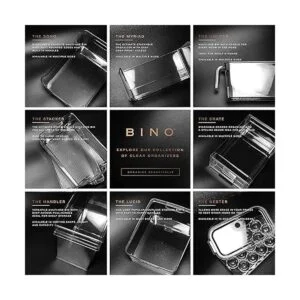 BINO Contenedores de almacenamiento de plástico apilables_7