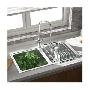 Escurridor de platos en el fregadero ajustable de 14.96 a_2