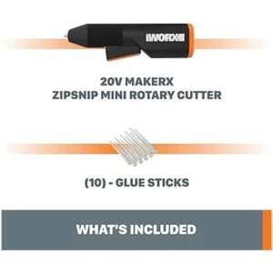 Worx WX746L.9 20V MAKERX Pistola de pegamento caliente_6