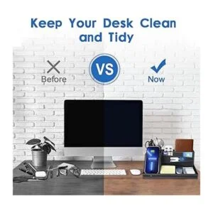 Topmade Cargador inalámbrico rápido con organizador de_4