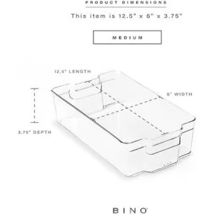 BINO Contenedores de almacenamiento de plástico apilables_4