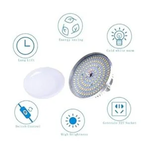 Paquete de 2 bombillas LED tricolor regulables de 85 W_2