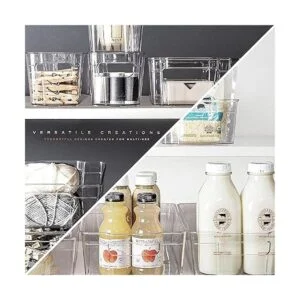 BINO Contenedores de almacenamiento de plástico apilables_5