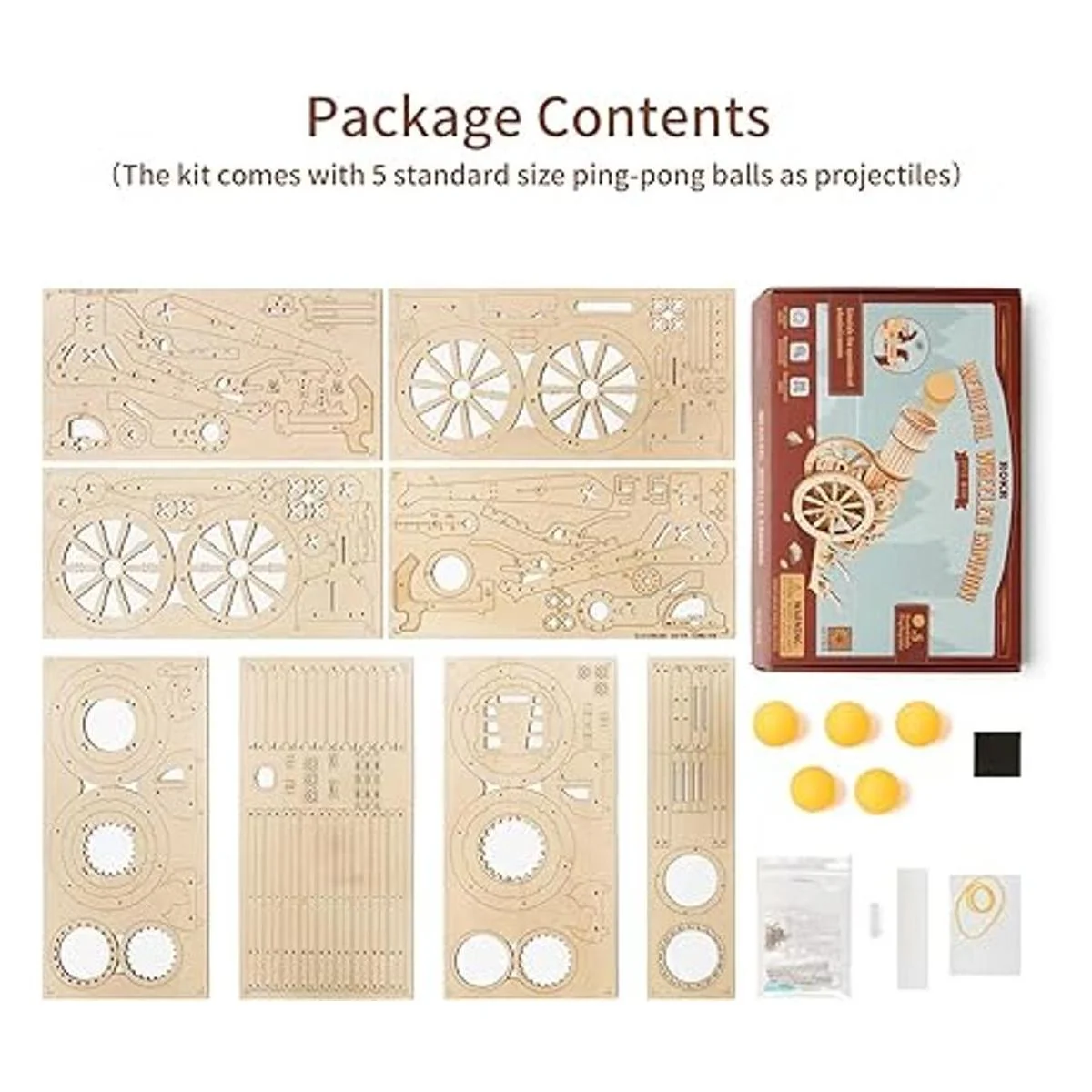 ROKR Rompecabezas de madera 3D para construcción de_6