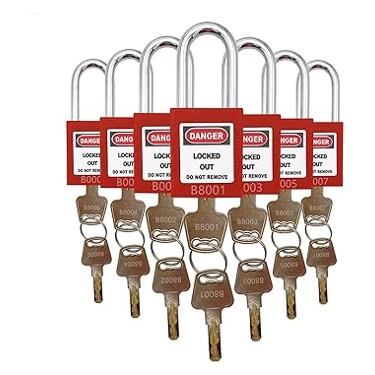 SAFBY 7 cerraduras de bloqueo diferentes con llave con 10_2