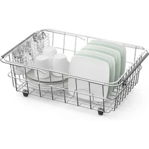 Escurridor de platos en el fregadero ajustable de 14.96 a_1
