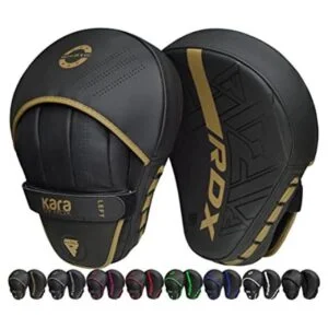 RDX Almohadillas de boxeo guantes curvados de enfoque_1