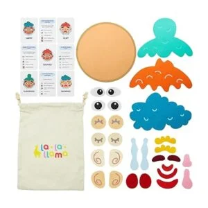 Juego social emocional para niños Haz caras y describe_2