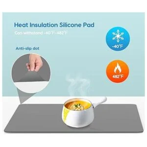 Aechy Tapete de silicona extra grande de 36 x 24 x 0.08_3