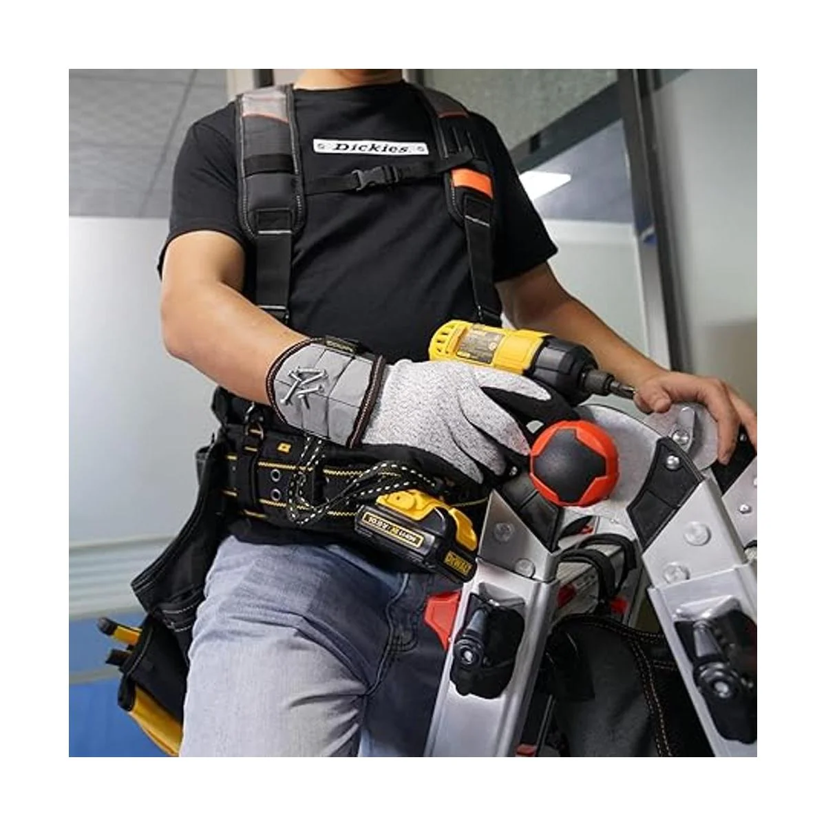 KUNN Correa de herramientas con pulsera magnética para_3