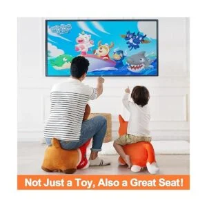 iPlay iLearn Bouncy Pals Caballo de salto de zorro_6