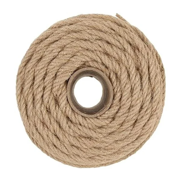 Cuerda de yute natural de 656 pies x 0.236 in cuerda de_3