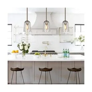 Anmire G0025 Juego de 2 sombras de cristal transparente_4