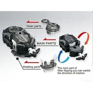 Twueivw Bey Burst Juego de juguetes de giroscopio de_5