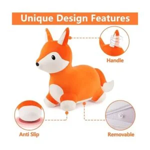 iPlay iLearn Bouncy Pals Caballo de salto de zorro_5