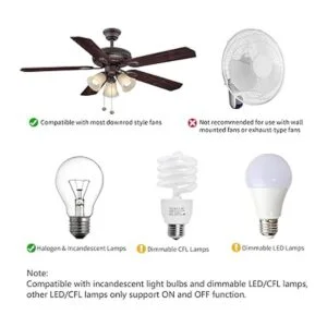 Kit de repuesto universal de ventilador de techo_5