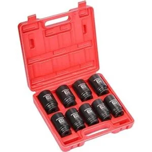 MIXPOWER Juego de llaves de impacto profundo de 12_6