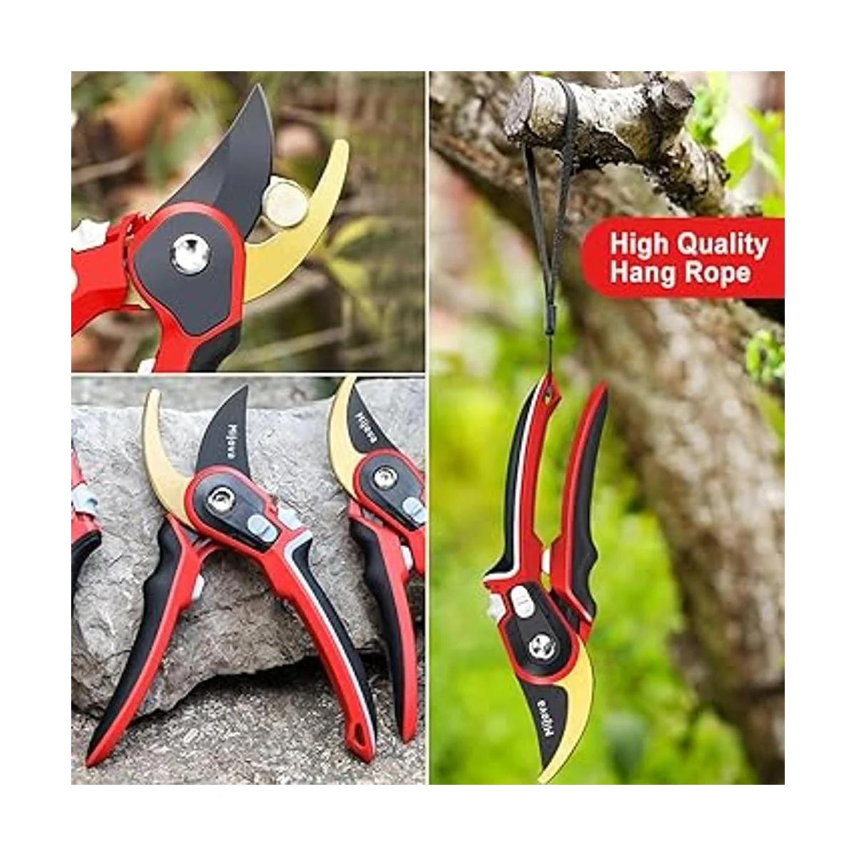 Podadoras de jardín tijeras de jardín resistentes con_7