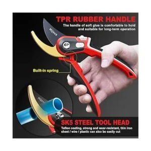 Podadoras de jardín tijeras de jardín resistentes con_6