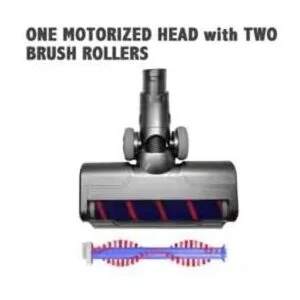 Defurry Cepillo de aspiradora con faros delanteros para_2