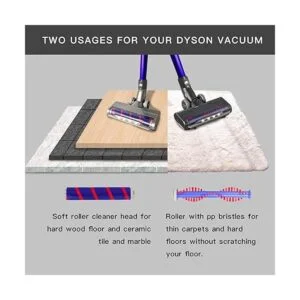 Defurry Cepillo de aspiradora con faros delanteros para_3