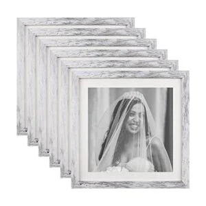 Juego de 6 portarretratos cuadrados de 10 x 10 pulgadas_1