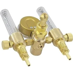 RX WELD Dual Output Argon Regulador Medidor de Flujo Mig_3