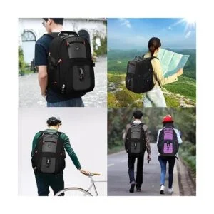 Mochila extra grande para laptop de viaje de 50 litros_7