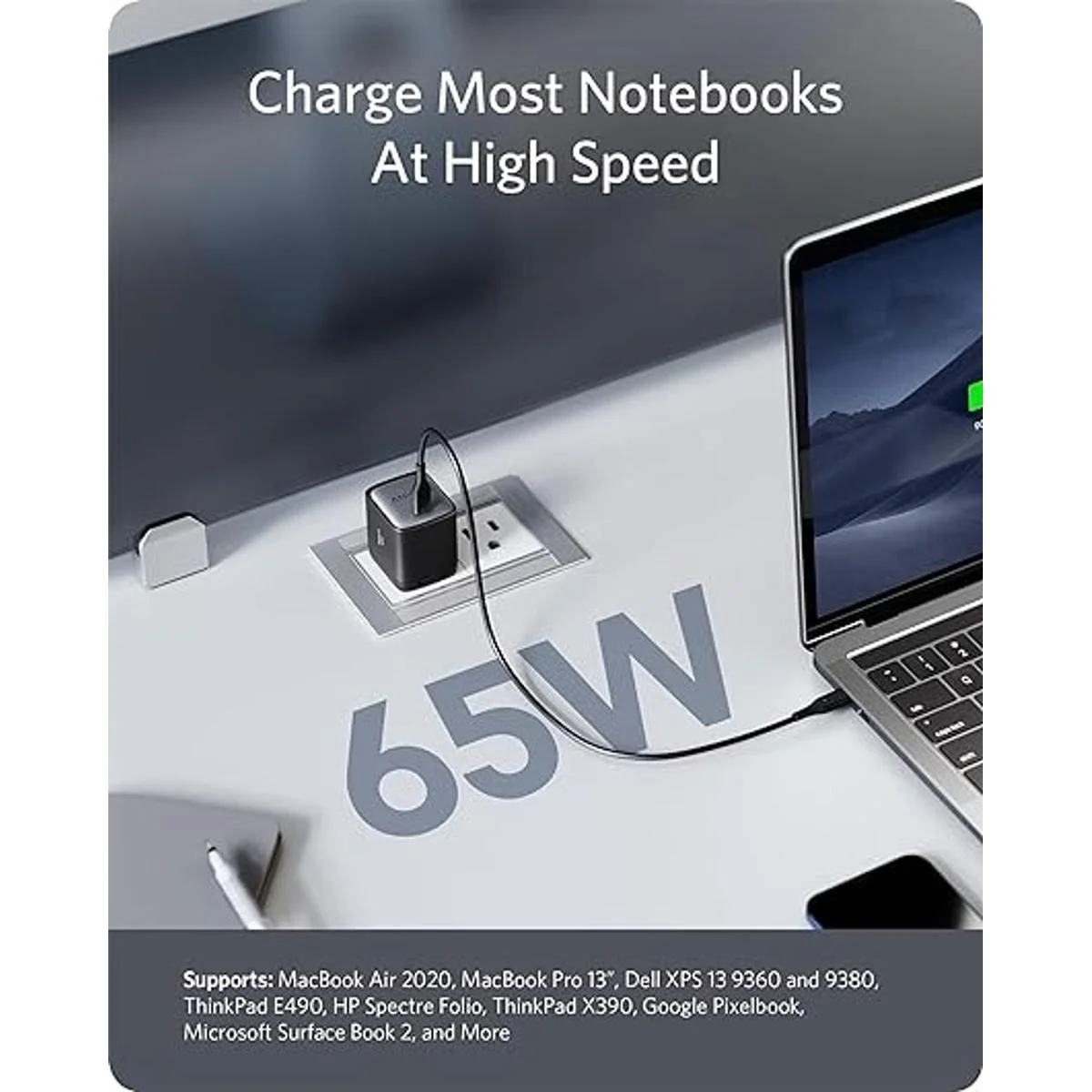 Anker Cargador USB C cargador 715 Nano II 65W cargador_4