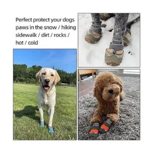 Hcpet Botas de perro transpirables para perros pequeños_5
