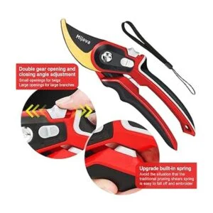 Podadoras de jardín tijeras de jardín resistentes con_5