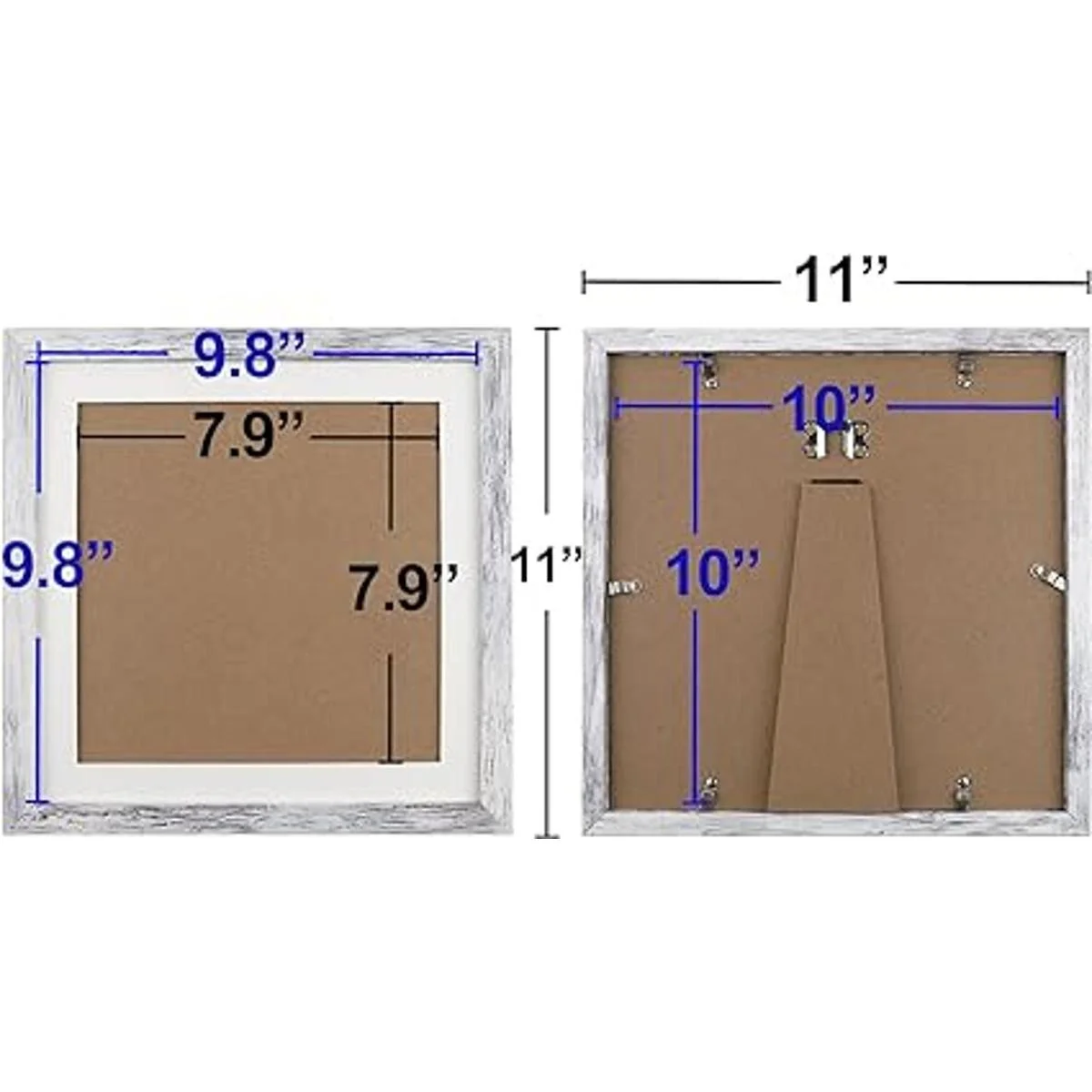 Juego de 6 portarretratos cuadrados de 10 x 10 pulgadas_3