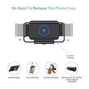 Soporte de cargador de coche inalámbrico compatible con_6