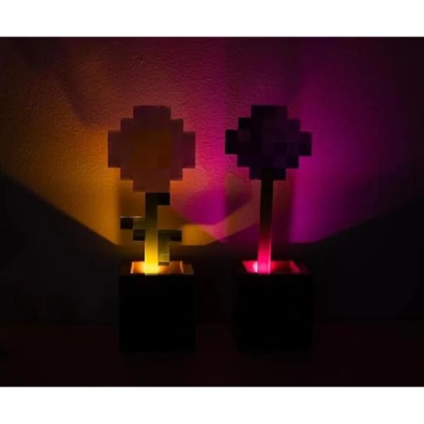 Minecraft Daisy and Allium Juego de 2 luces de estado de_2