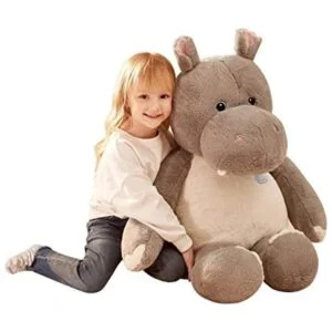 IKASA Juguete de peluche gigante de hipopótamo gigante_1