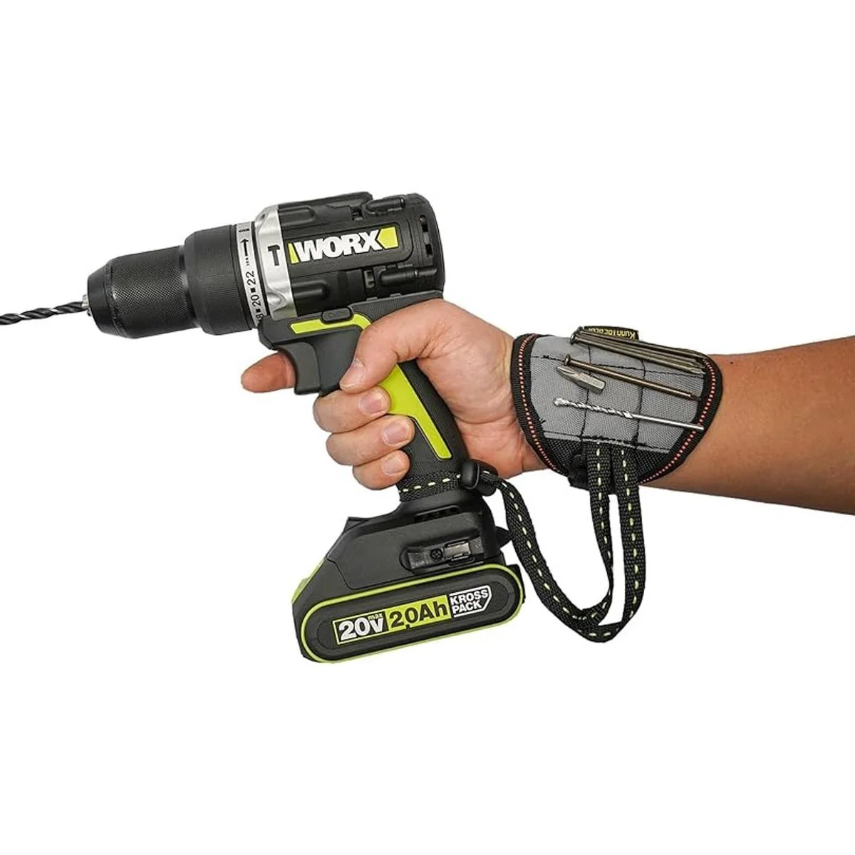 KUNN Correa de herramientas con pulsera magnética para_5