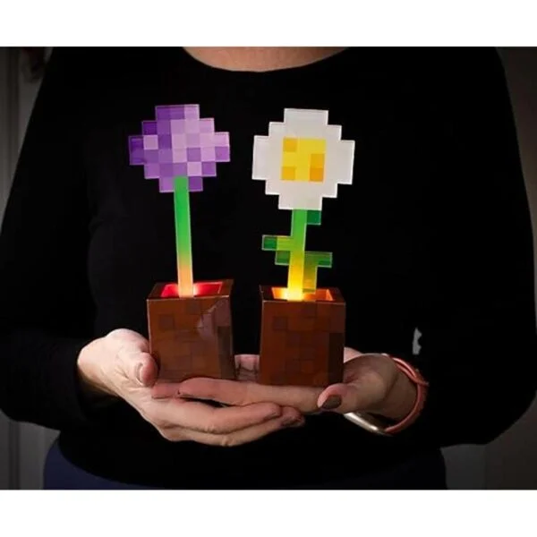 Minecraft Daisy and Allium Juego de 2 luces de estado de_3