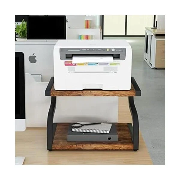 PUNCIA Soporte pequeño de madera retro de 2 niveles para_7
