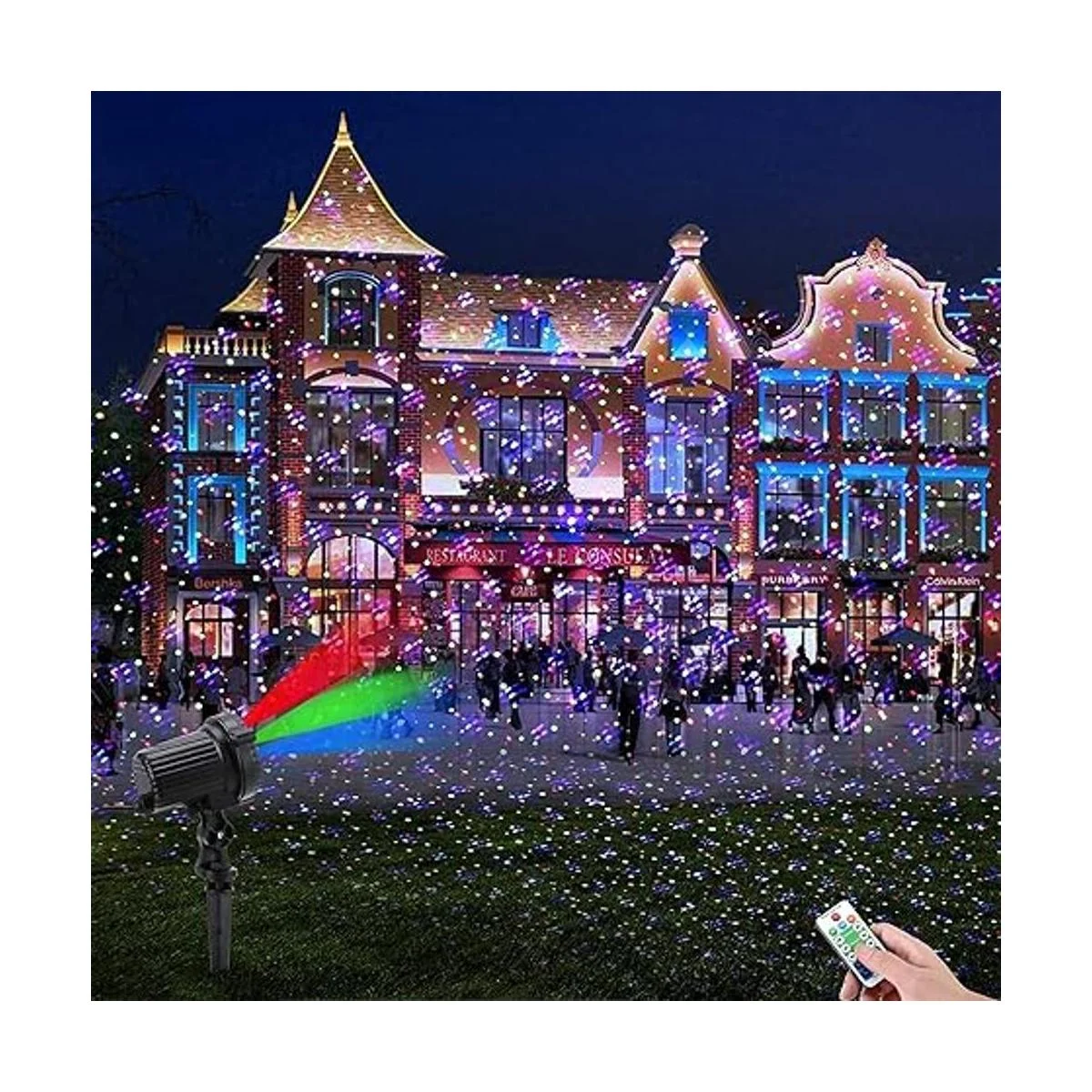 Luces láser de Navidad proyector de luces láser para_6