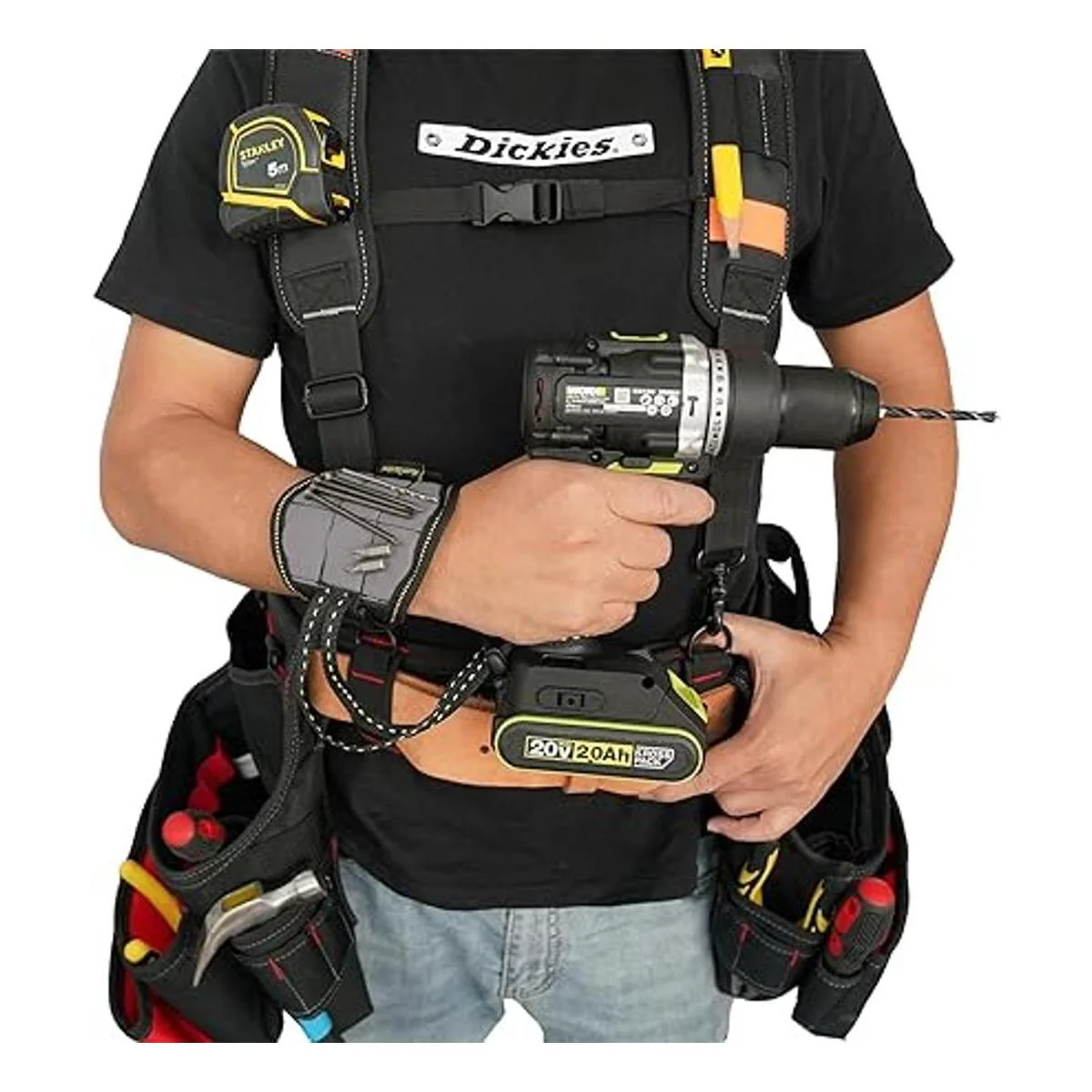 KUNN Correa de herramientas con pulsera magnética para_4