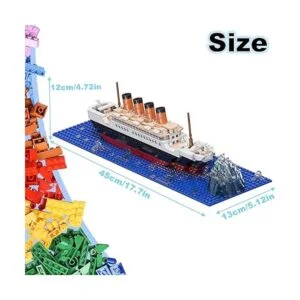 OneNext RMS Titanic Juego de bloques de construcción_5