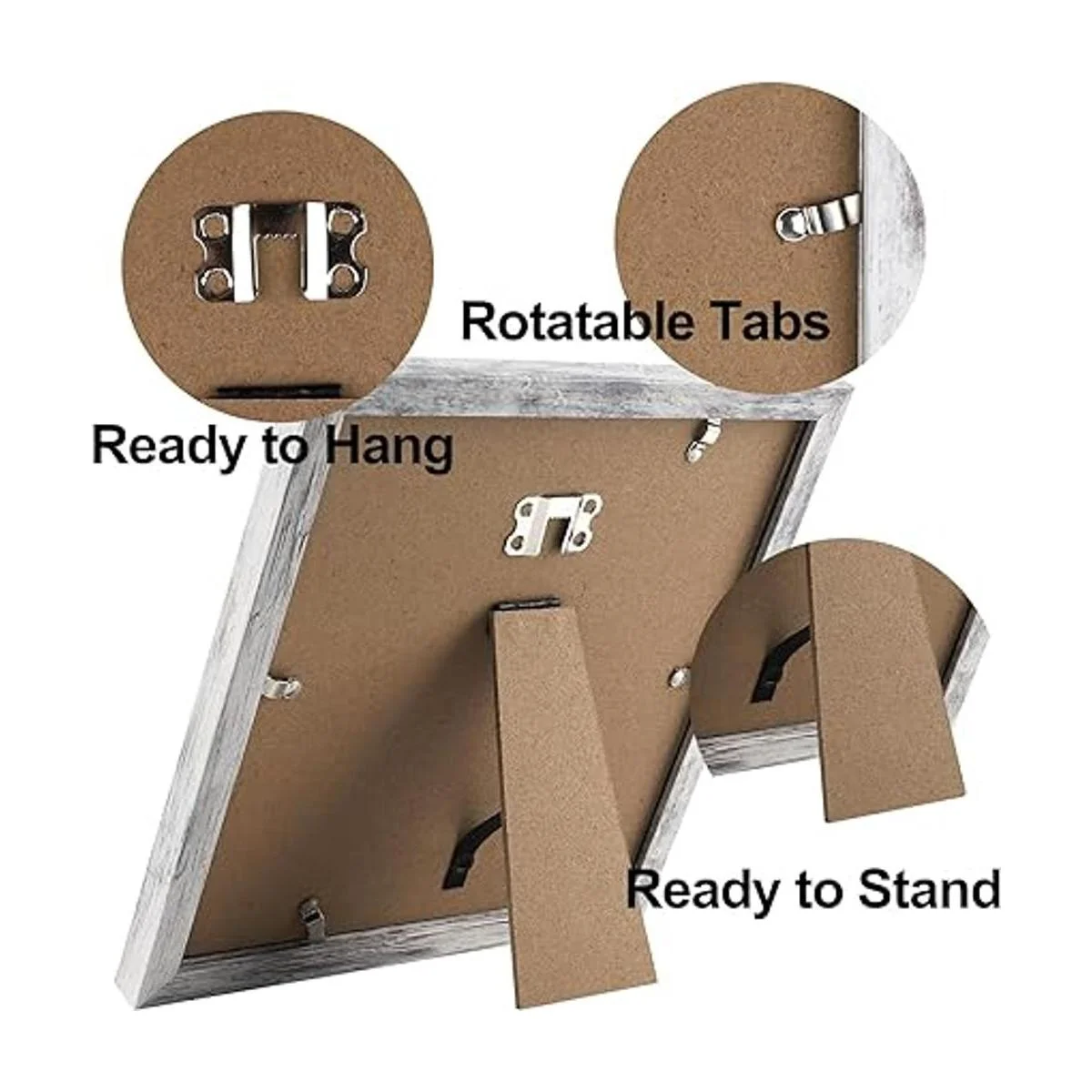 Juego de 6 portarretratos cuadrados de 10 x 10 pulgadas_4