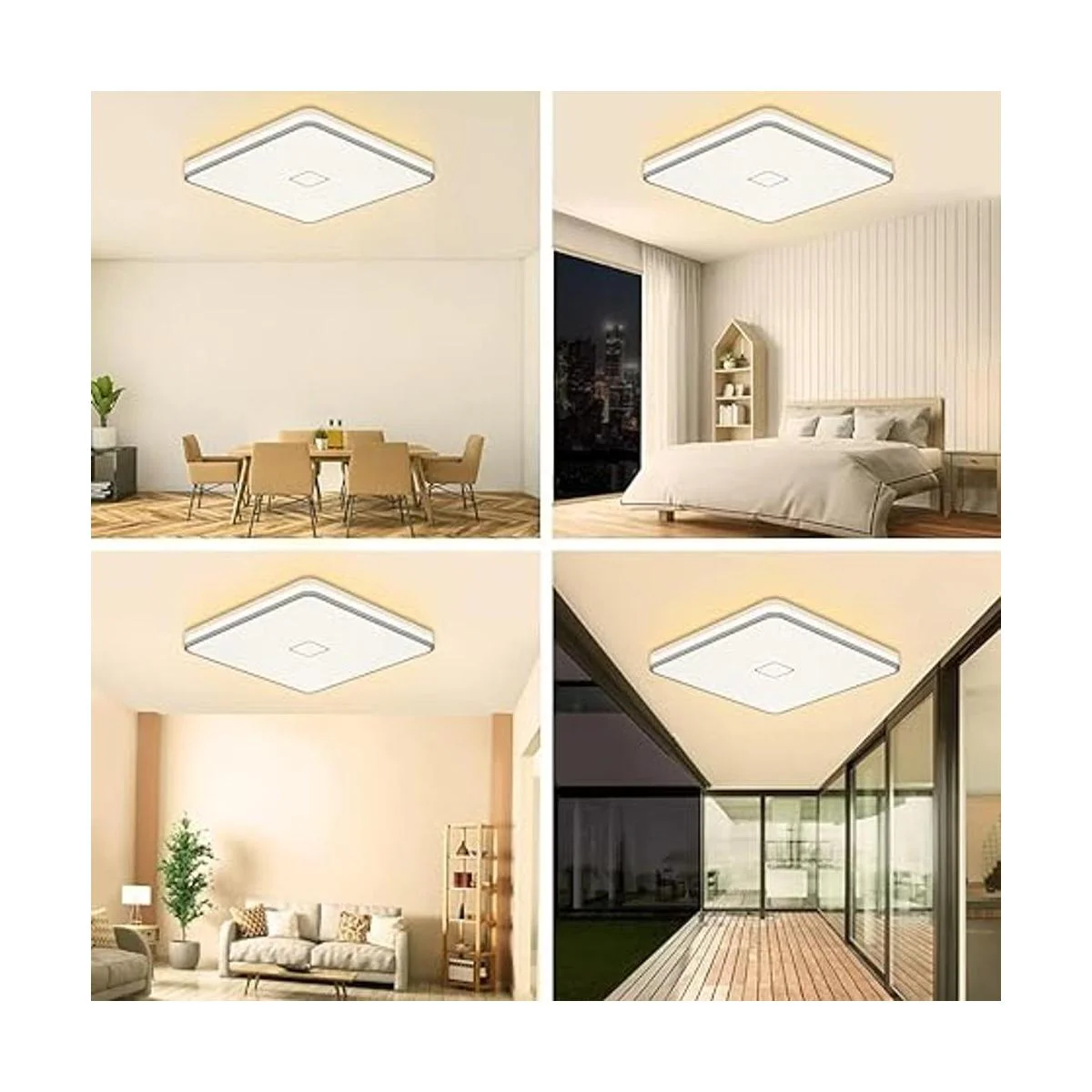 Airand Lámpara de techo LED empotrada de 24 W y 12.6_6