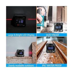 Buscador de ángulo digital con láser electrónico calibre_6