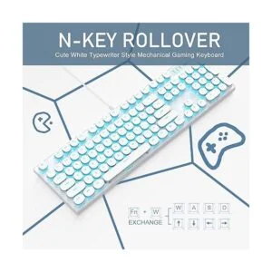 Teclado mecánico para juegos de escribir teclado punk_3